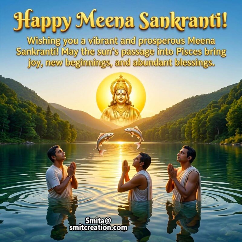 Happy Meena Sankranti Wish