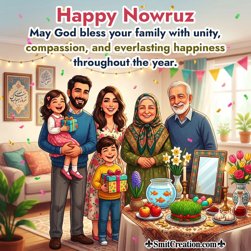 Happy Nowruz Best Wish Pic For Family