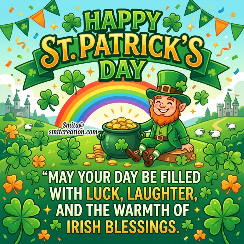 Happy St. Patricks Day Irish Blessing