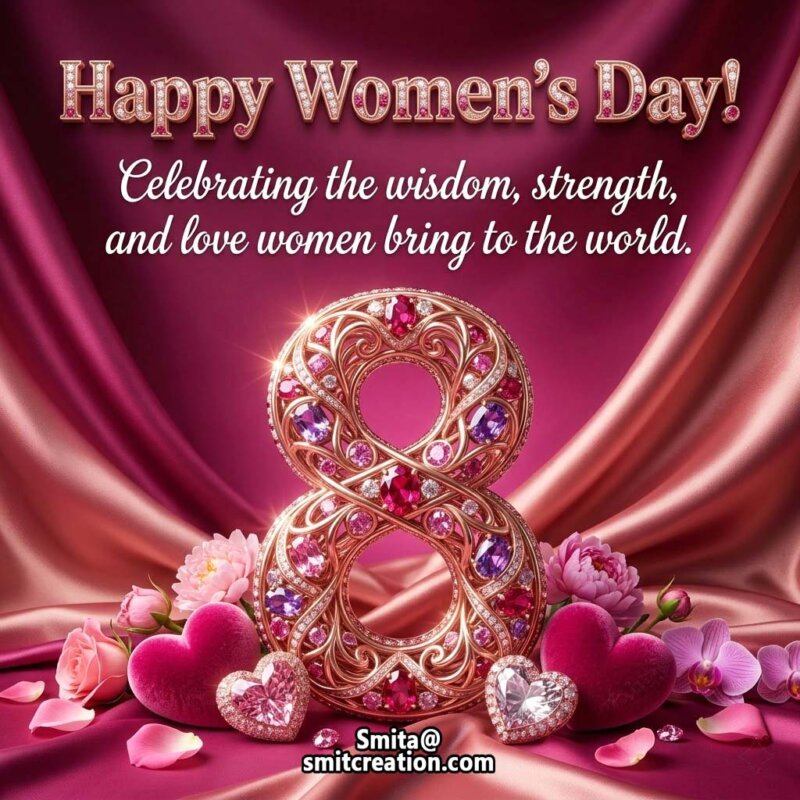 Happy Women’s Day 8 March Heart Pic