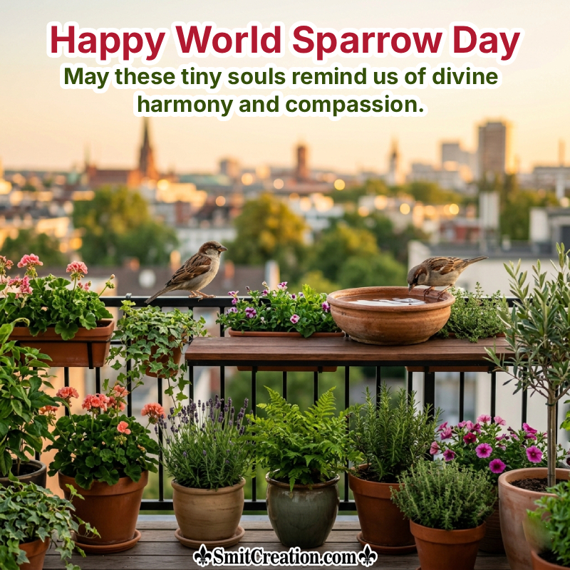 Happy World Sparrow Day Nice Status Pic