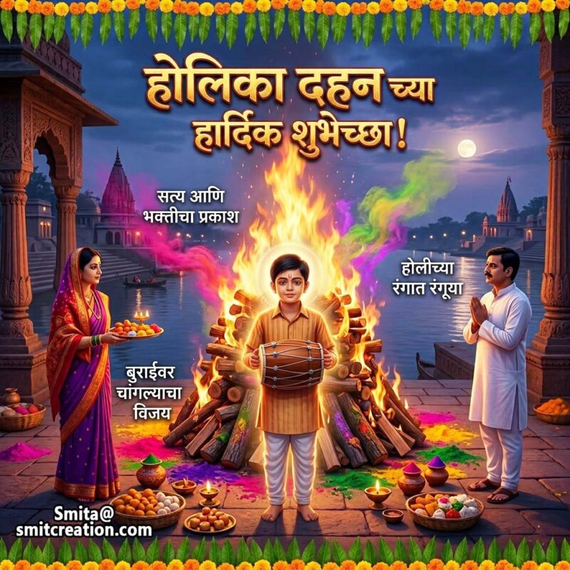 Holika Dahan Marathi Shubhechcha