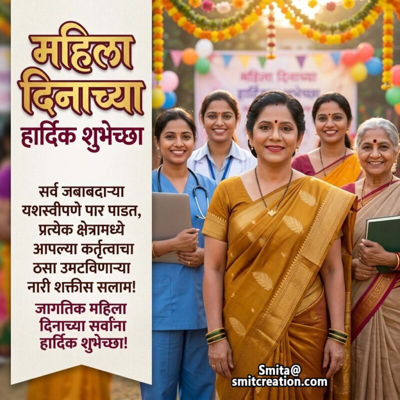 International Women’s Day Wishes In Marathi