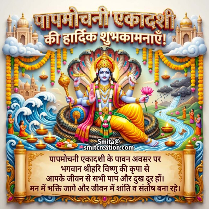 Papmochini Ekadashi Ki Hardik Shubhkamnaye