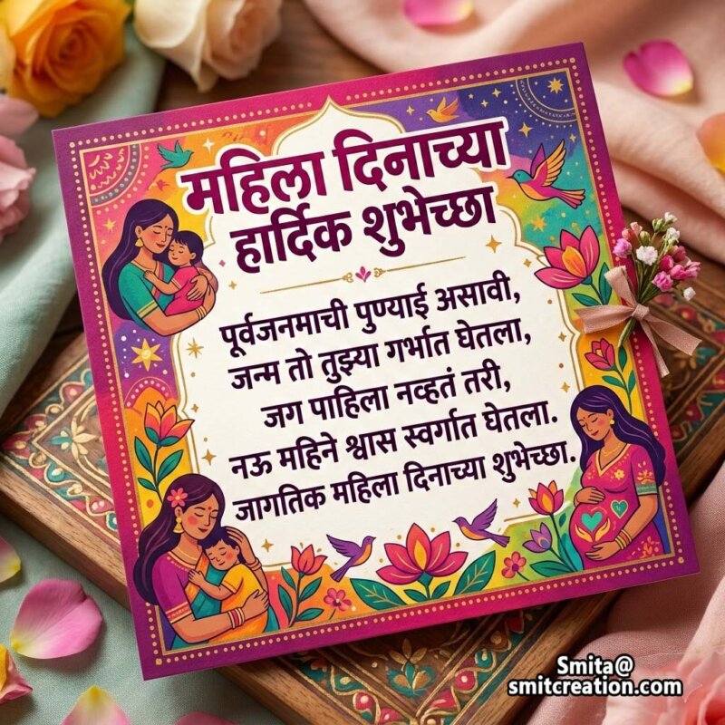 Women’s Day Quotes for Mother in Marathi