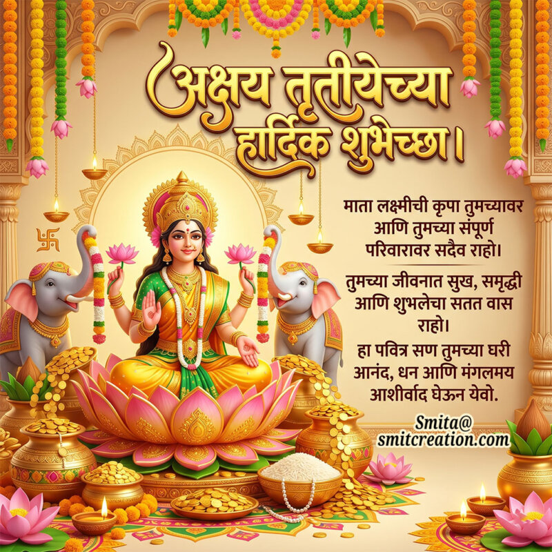 Akshaya Tritiya Chya Hardik Shubhechha