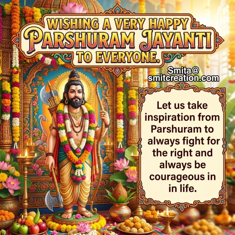 Bhagwan Parshuram Jayanti Status