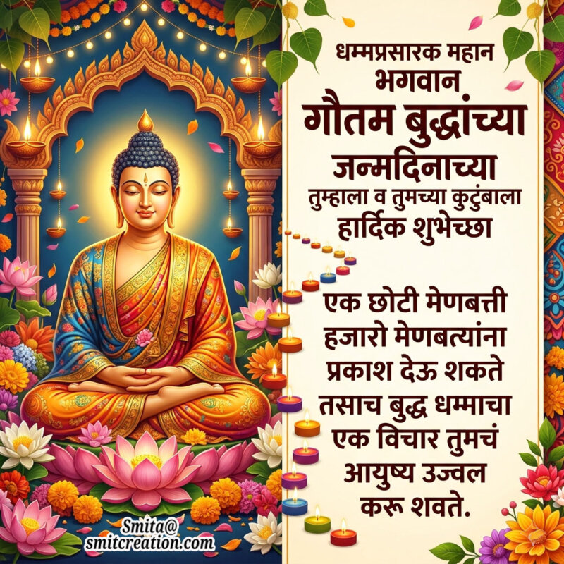 Buddha Purnima Marathi Image