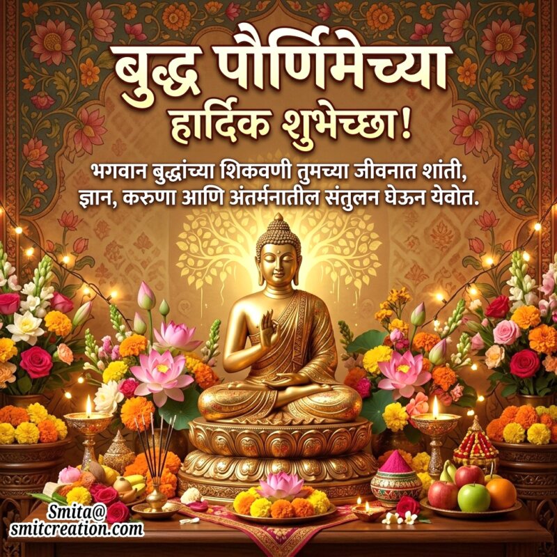 Buddha Purnima Marathi Karuna Balance Message