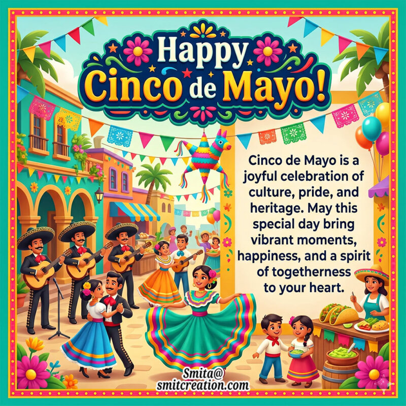 Cinco De Mayo Celebration Culture Pride Message Image