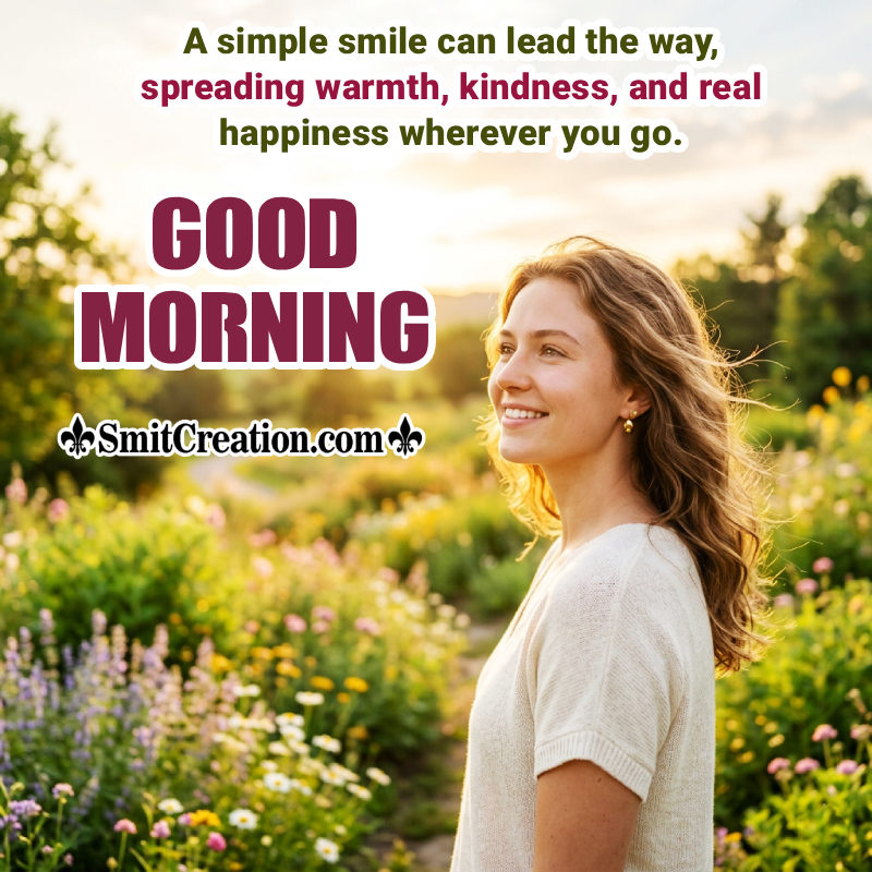 Good Morning Message About Kindness Image