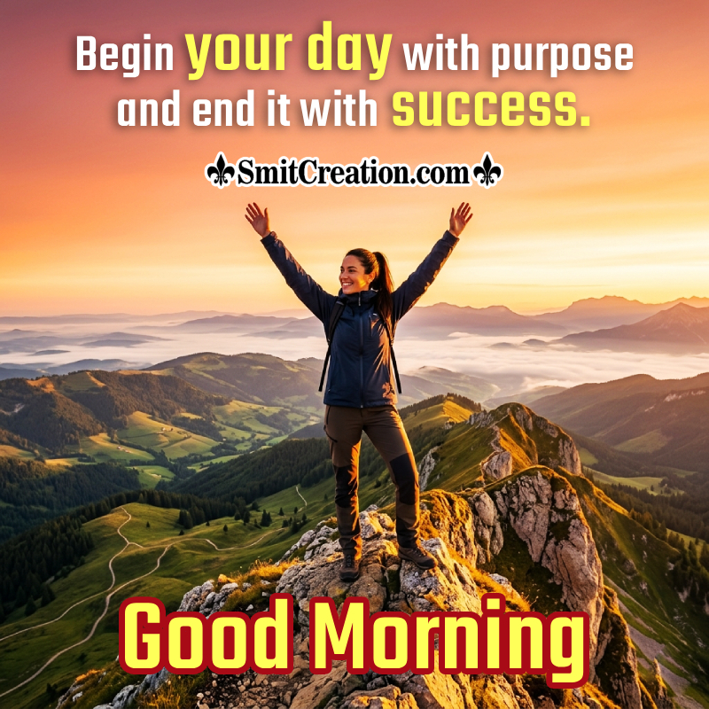 Good Morning Success Lovely Wish Pic