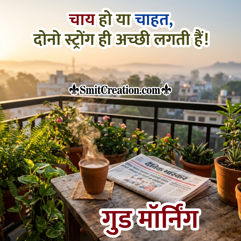 Good Morning Tea Shayari Best Picture