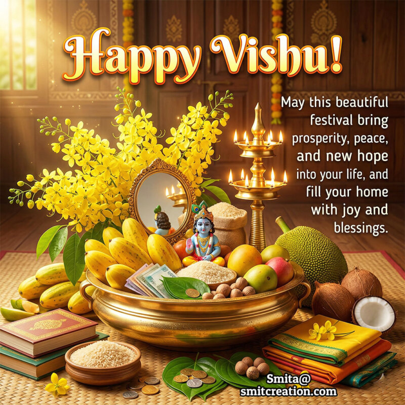 HAPPY VISHU – Malayalam Vishu Card