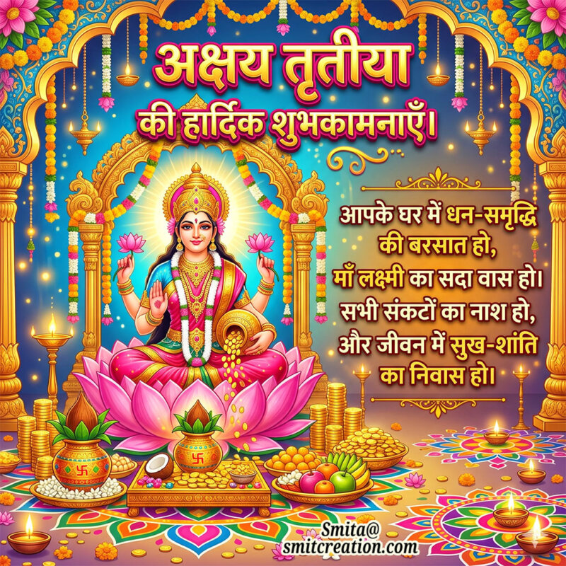 Happy Akshay Tritiya Hindi Greeting