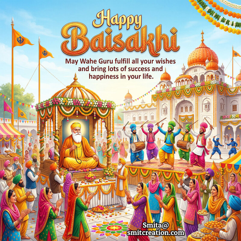 Happy Baisakhi – May Wahe Guru Fulfill All Your Wishes