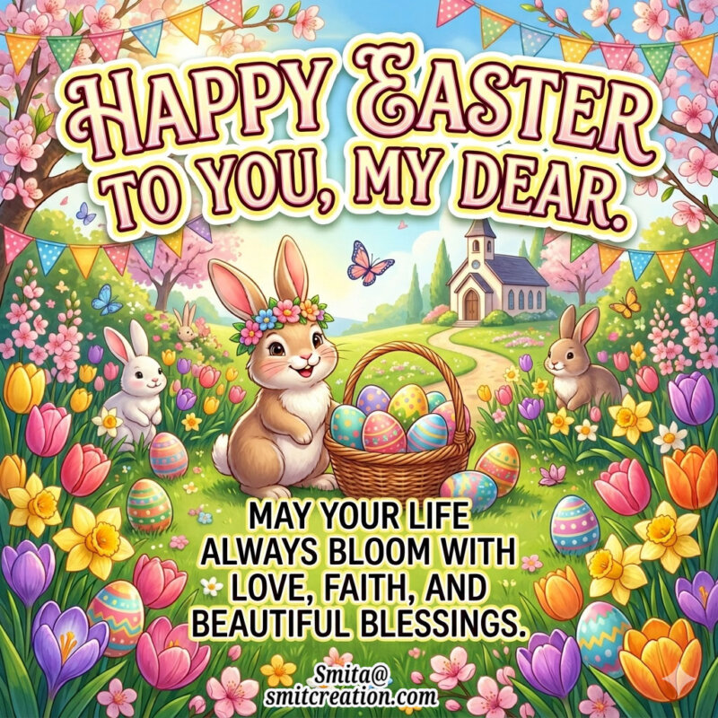 Happy Easter Wishes for Loved Ones Image