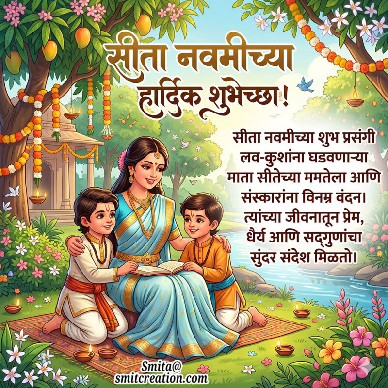 Happy Sita Navami Marathi Quote