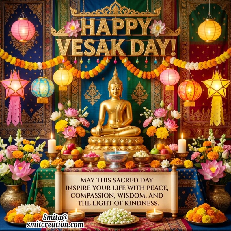 Happy Vesak Day Message Image