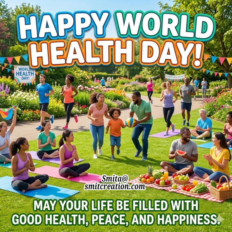 Happy World Health Day Wellness And Peace Wish