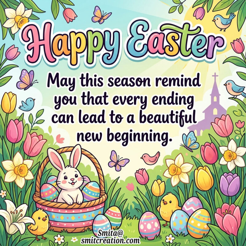 Inspirational Happy Easter Wishes Image