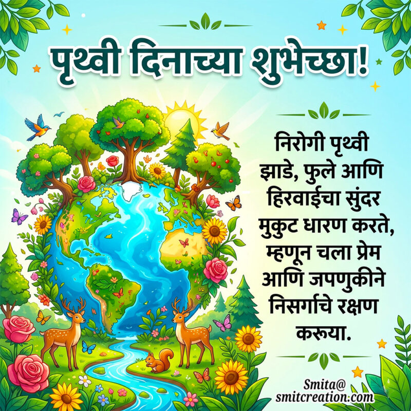 Jagtik Vasundhara Din In Marathi