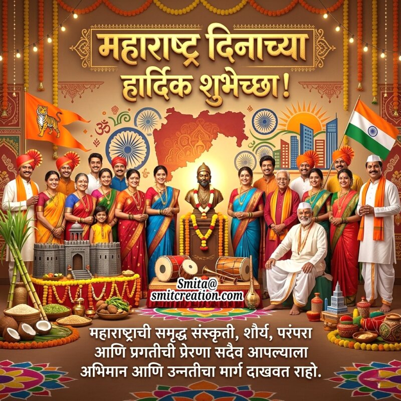 Maharashtra Day Heritage Pride Inspiration Message