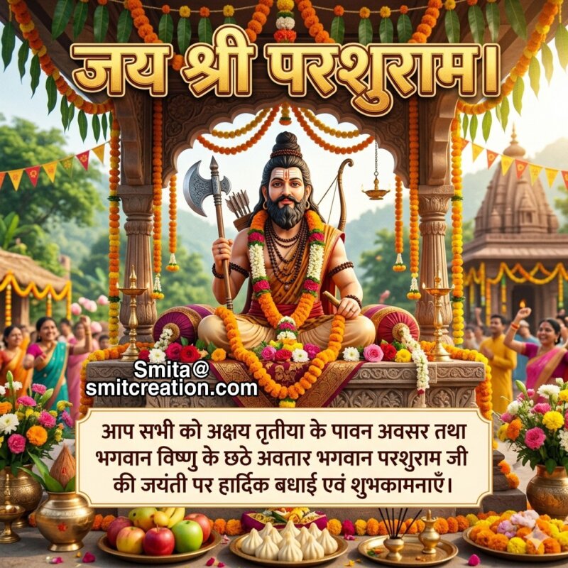 Parashurama Jayanti Wish In Hindi