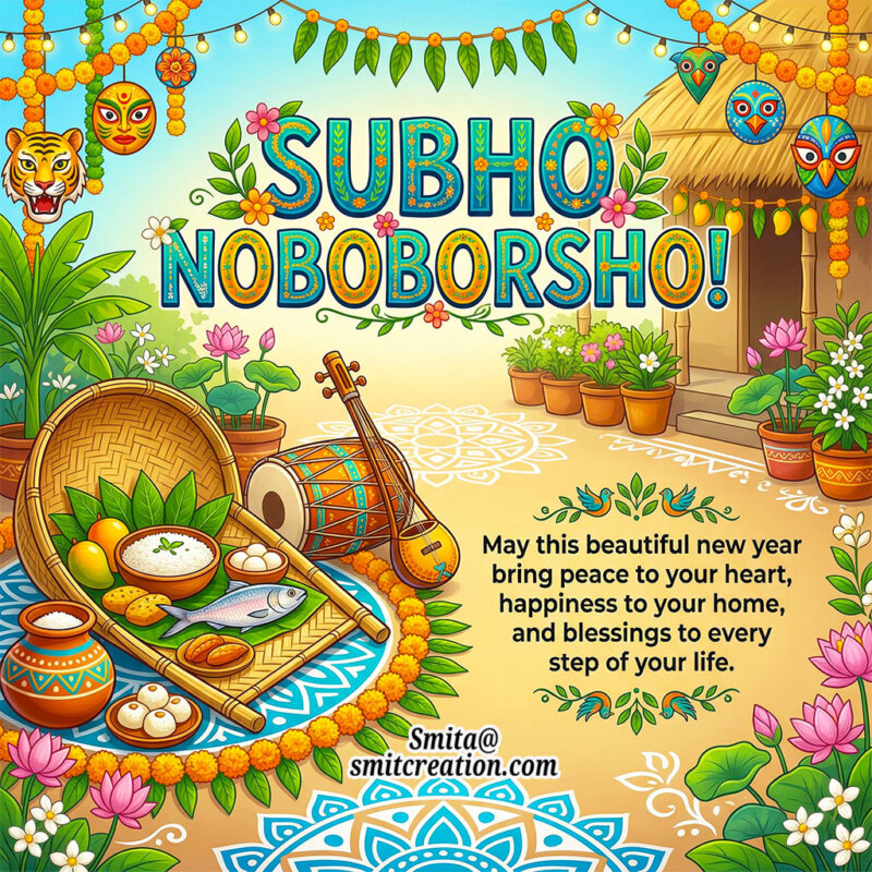 Subho Noboborsho Bengali New Year Message Image