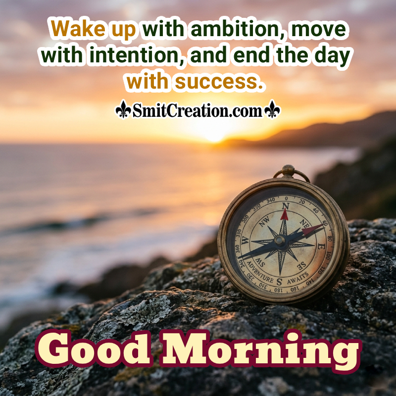 Wake Up, Good Morning Message About Success Image