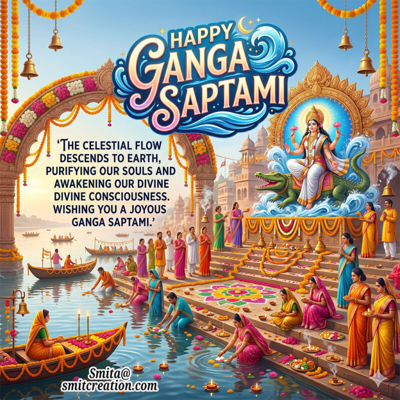 Wishing Joyous Ganga Saptami