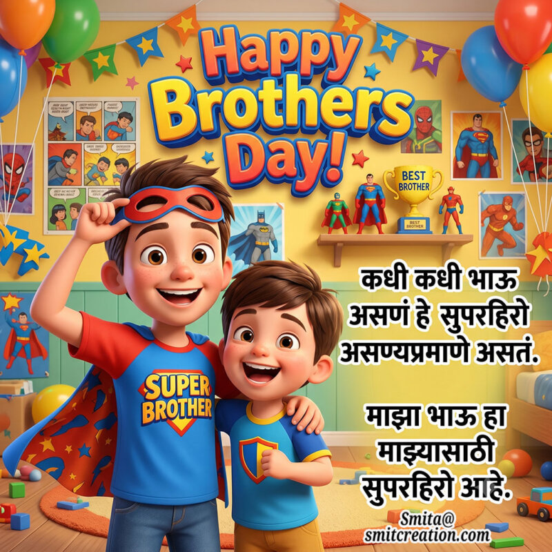 Brother’s Day Status In Marathi