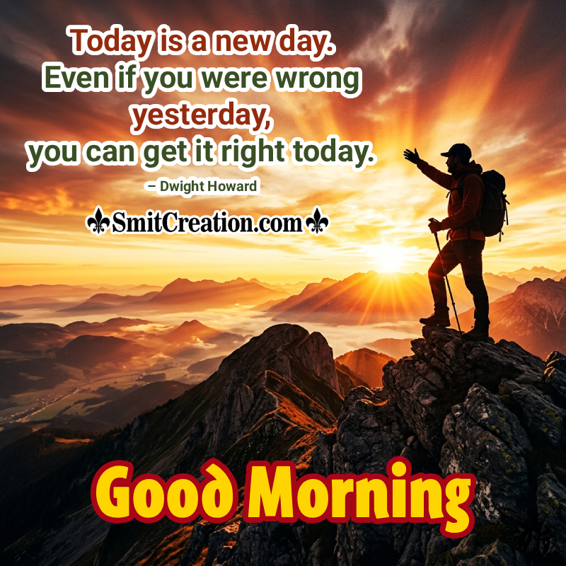 Good Morning Motivational Quote Lovely Image