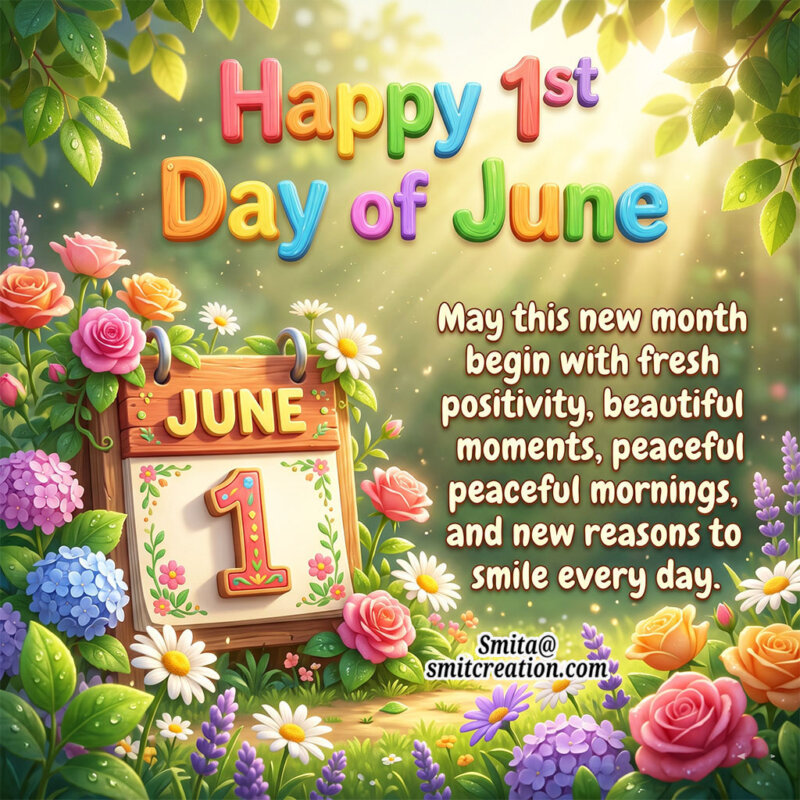 Happy 1st Day Of June
