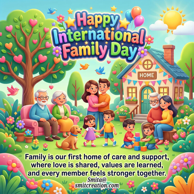 Happy International Family Day Image