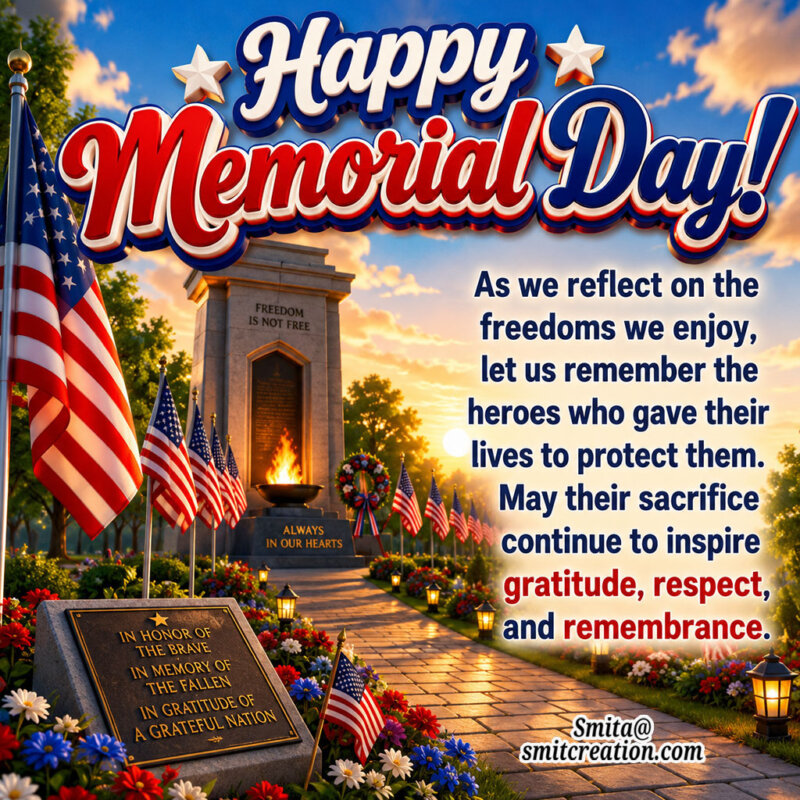 Happy Memorial Day Image