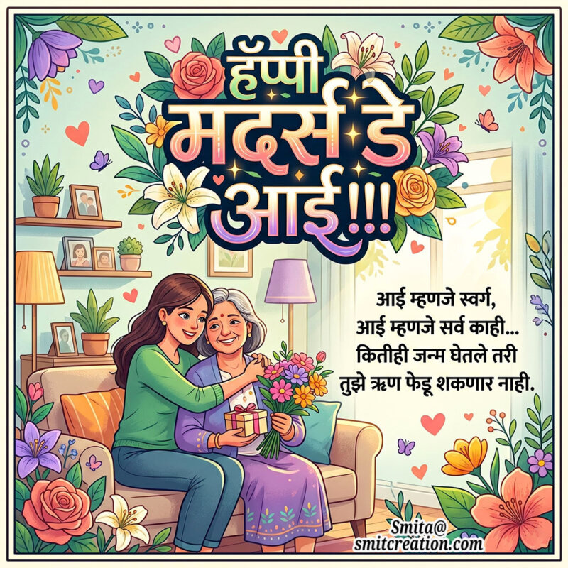 Happy Mothers Day Message in Marathi
