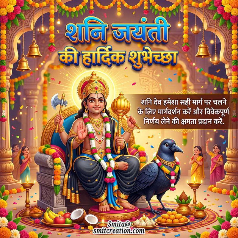 Happy Shani Jayanti Hindi Wishes