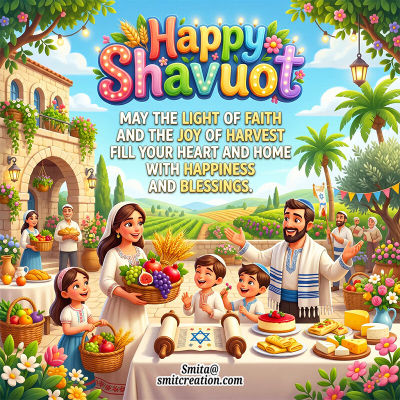 Happy Shavout Card