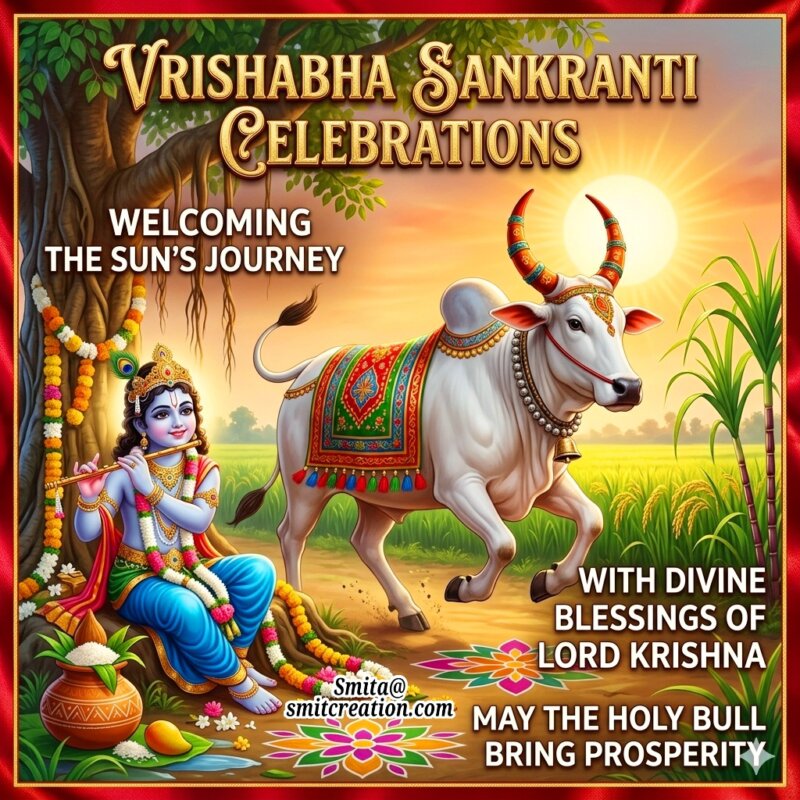 Happy Vrishabha Sankranti Celebration
