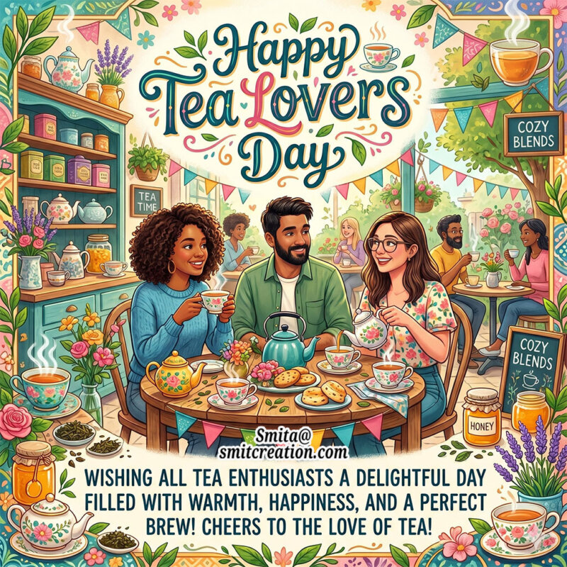 International Tea Lovers Day Greeting Photo