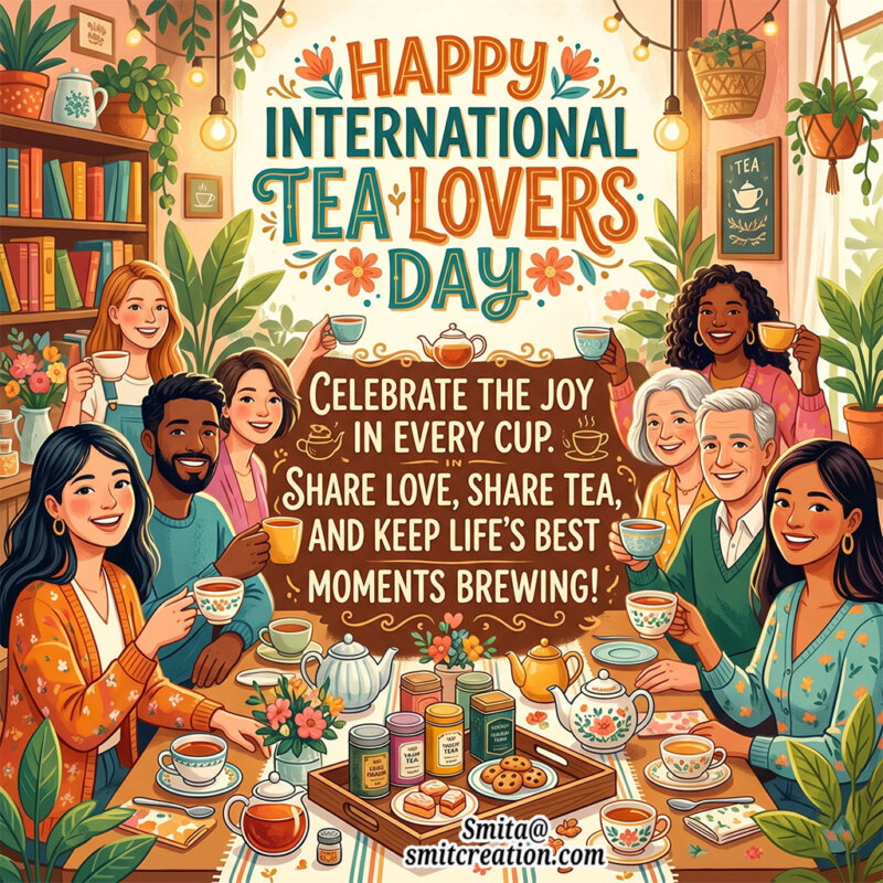 International Tea Lovers Day Wishes Photo