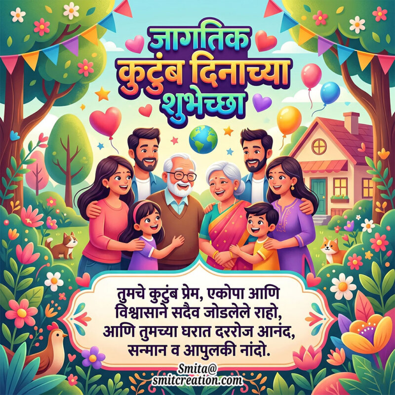 Jagtik Kutumb Dinachya Shubhechha