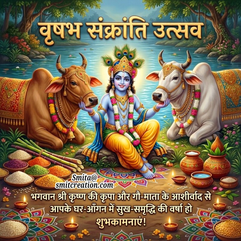 Vrishabha Sankranti Ki Hardik Shubh Kamnaye