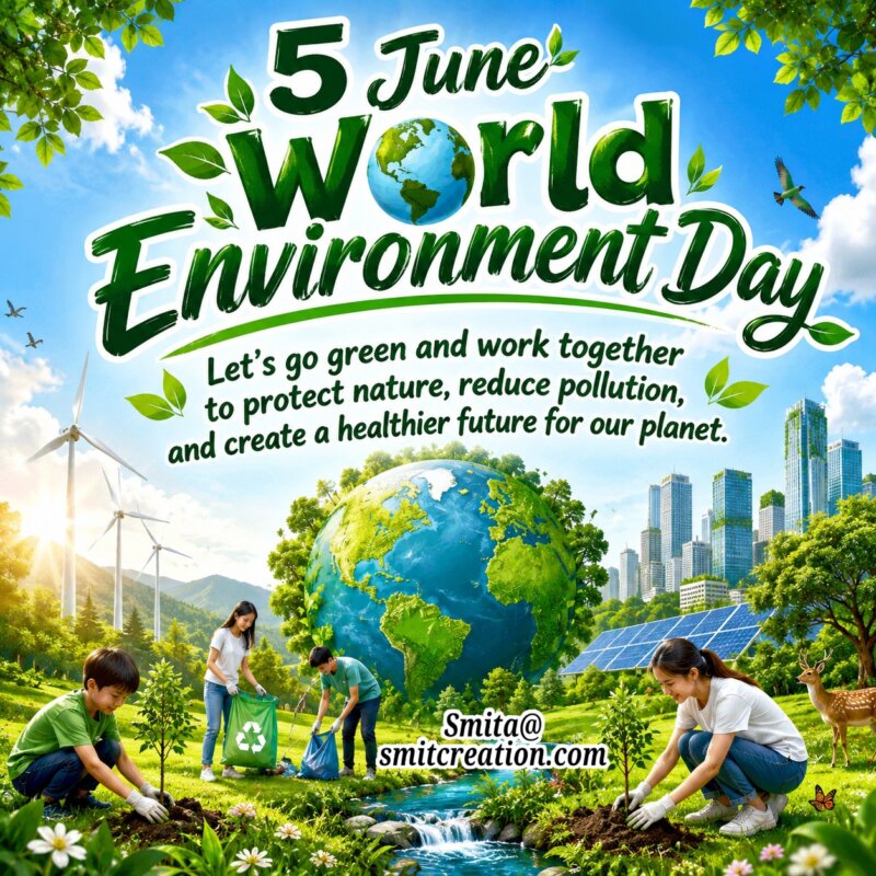 5 June World Environment Day Lets Go Green