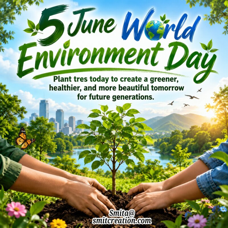 5 June World Environment Day – Plant Trees