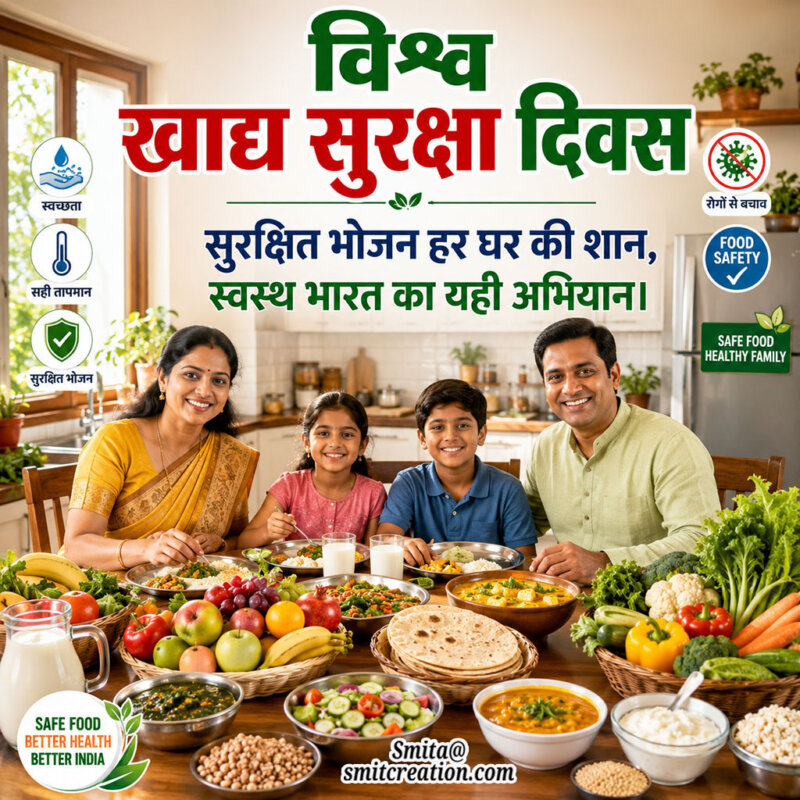 7 June World Food Safety Day Hindi Image