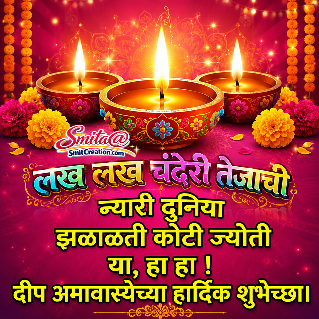 Deep Amavasya Hardik Shubhechchha Image