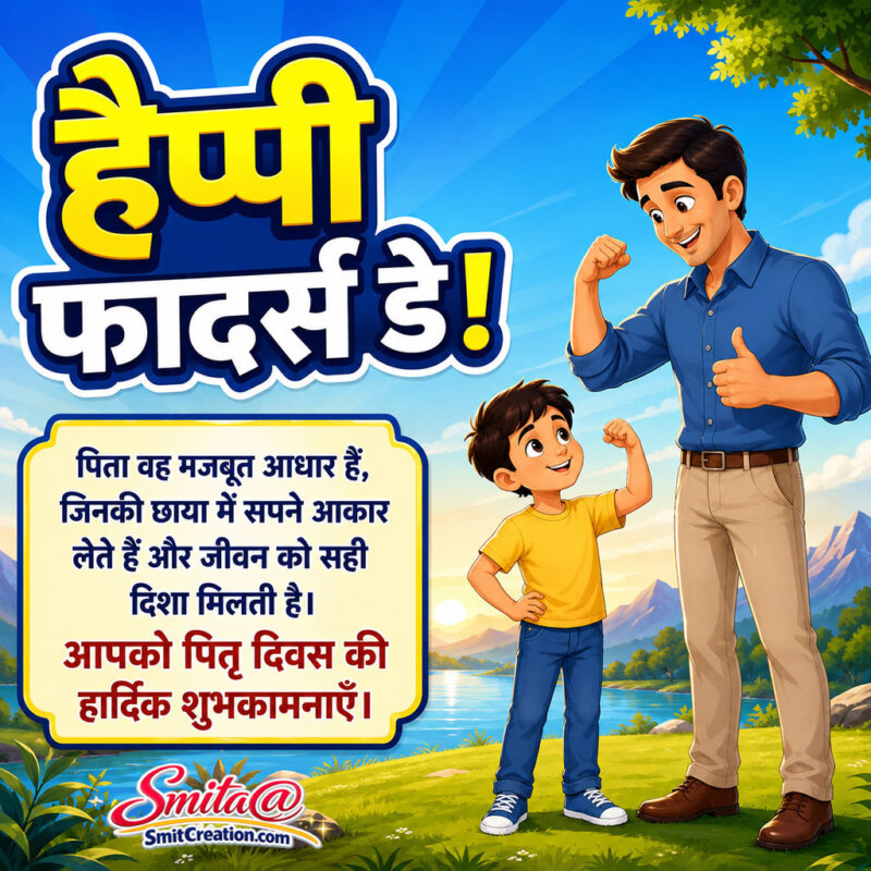 Father’s Day Status Image In Hindi