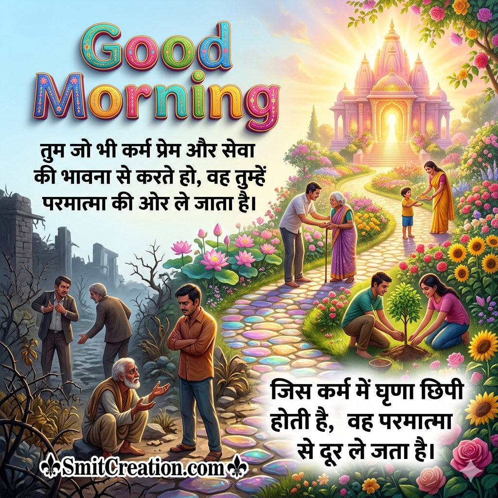 Good Morning Karma Quotes In Hindi